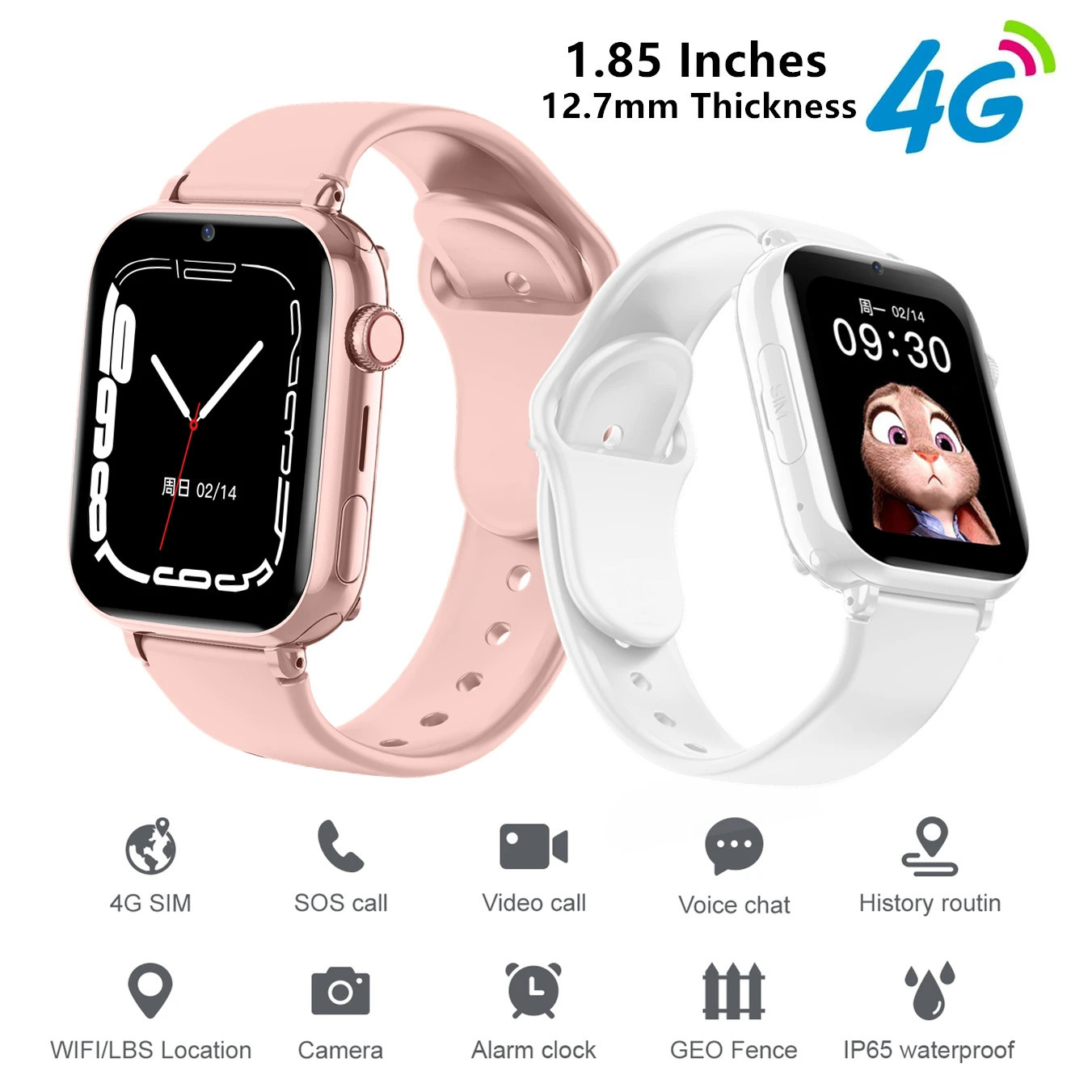 Smartwatch Digital Watches For Girls - Новые детские цифровые часы с вызовом,