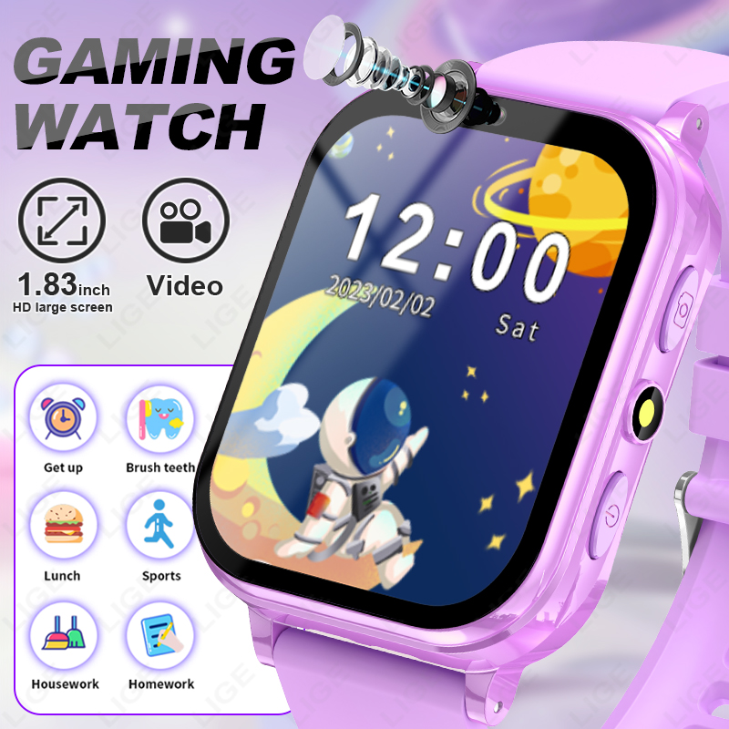 Smartwatch Digital Watches For Girls - LIGE детские цифровые умные часы, студенческие