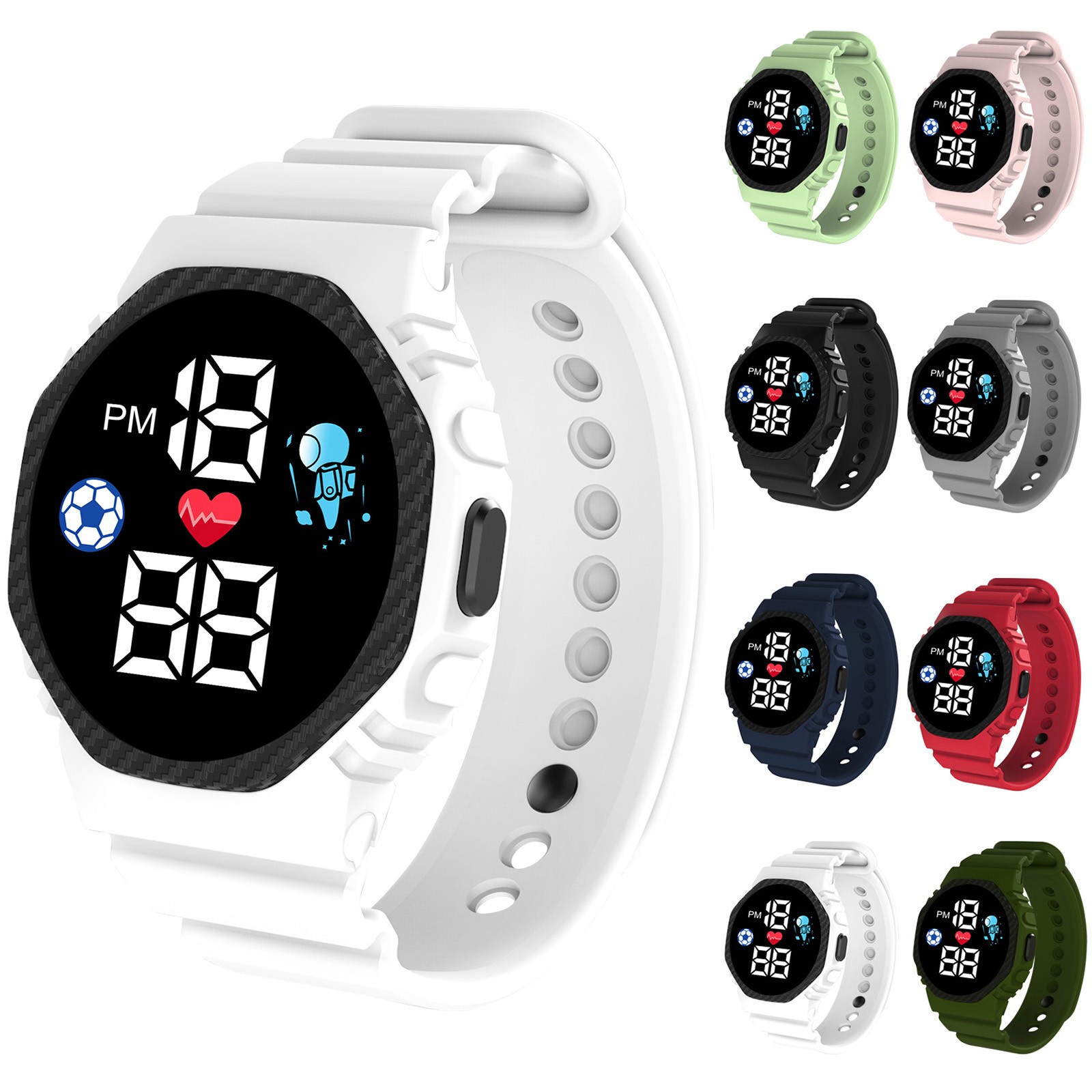 Smartwatch Digital Watches For Girls - Многоцветные Смарт-часы для мальчиков и девочек,