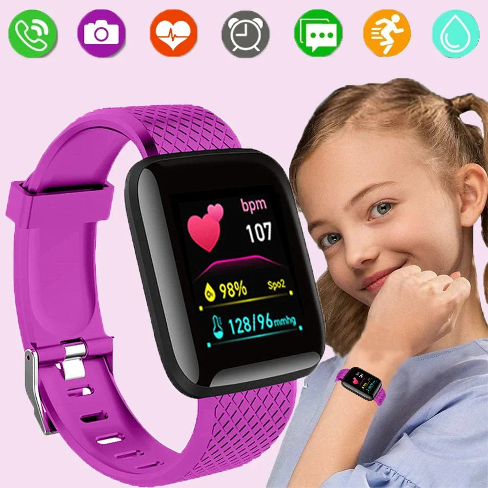 Smartwatch Digital Watches For Girls - Детские умные часы, светодиодные цифровые часы,