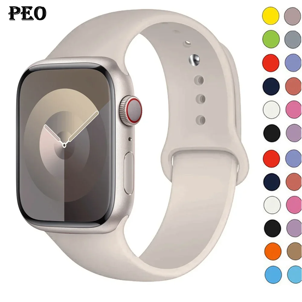 Smartwatch Apple Watches For Men - Ремешок силиконовый для Apple Watch, спортивный