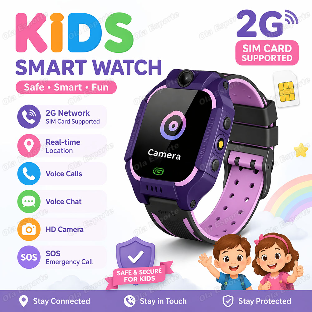 Smartwatch Watches Gift For Girls - Детские умные часы с SIM-картой, GPS,