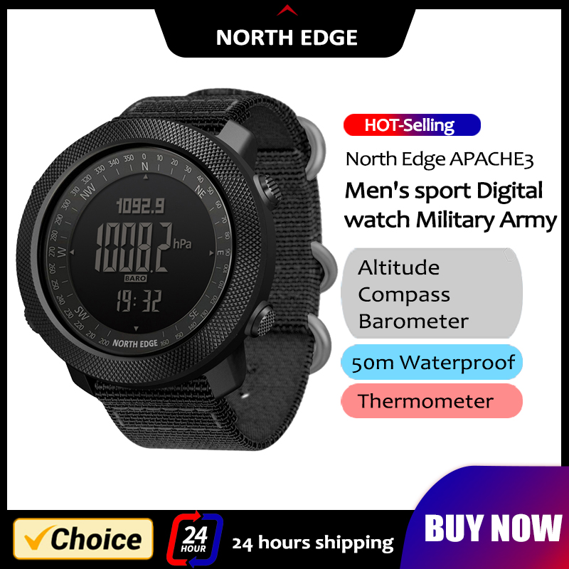 Smartwatch Army Watches For Men - NORTH EDGE мужские умные часы военные