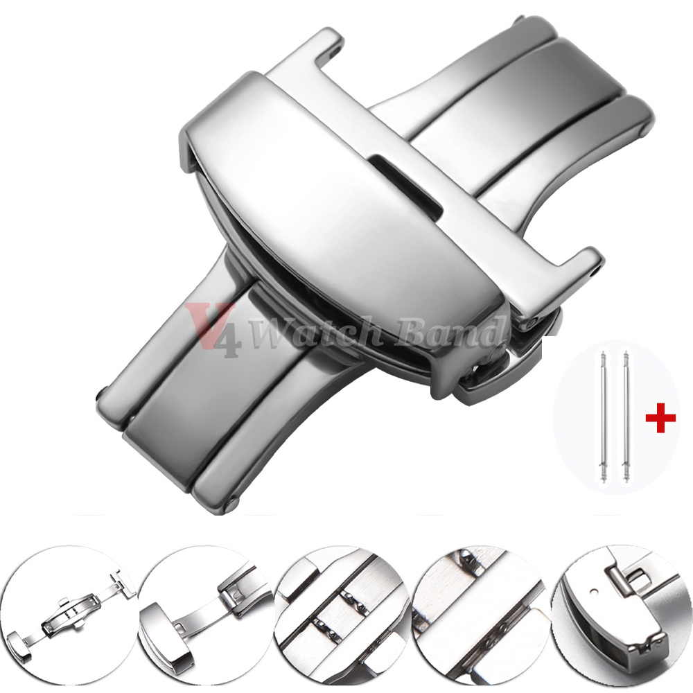 Replacement Watch Bracelet - Полированные матовые двойные застежки для ремешков