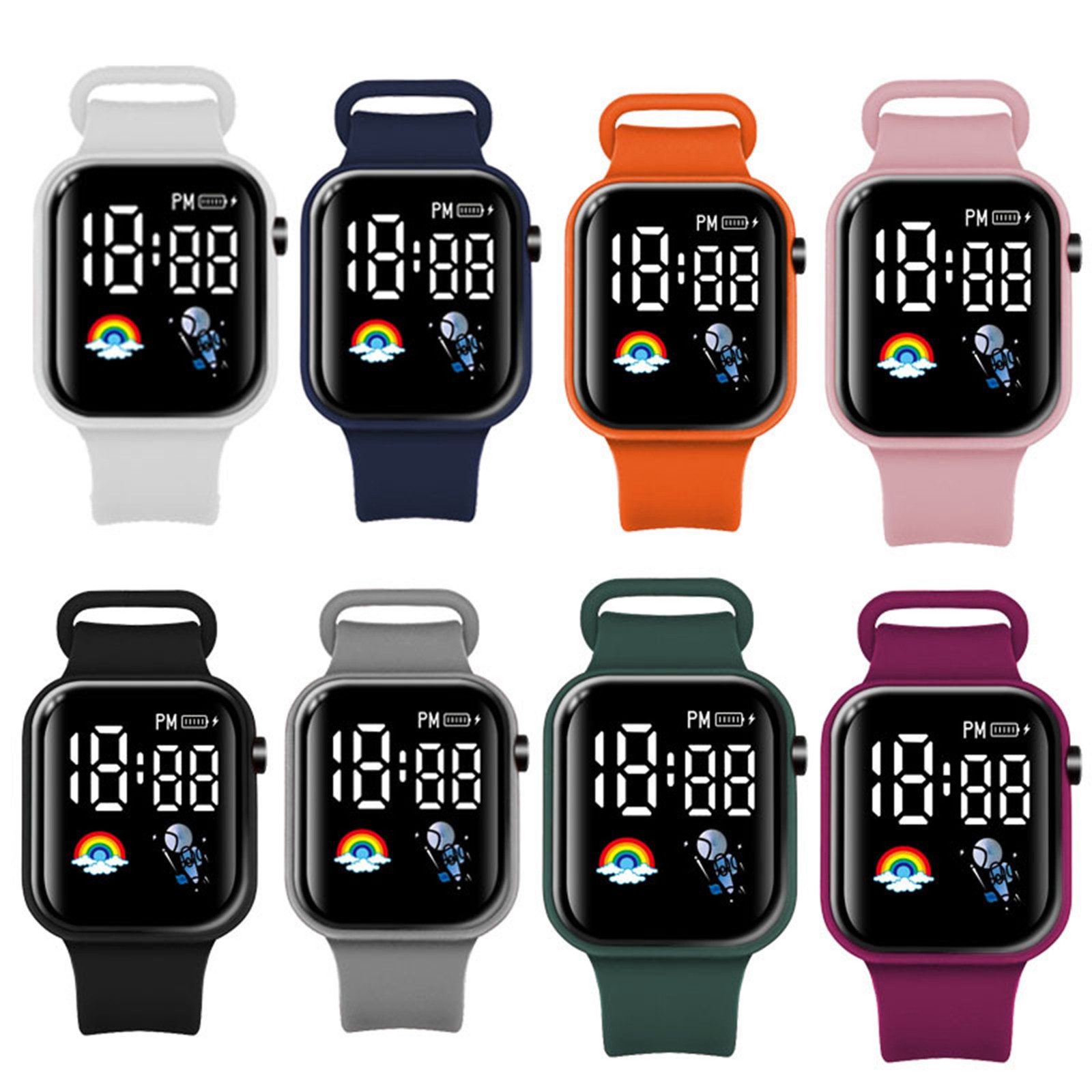 Smartwatch Digital Watches For Girls - Новинка, спортивные часы для студентов, уличные