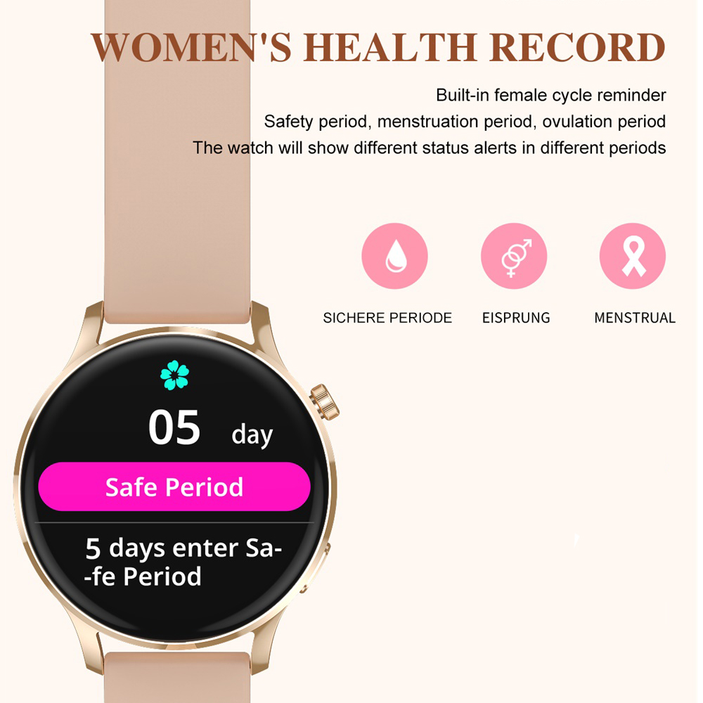 Smartwatch Ladies Watches For Women - Женские умные часы с монитором сердечного