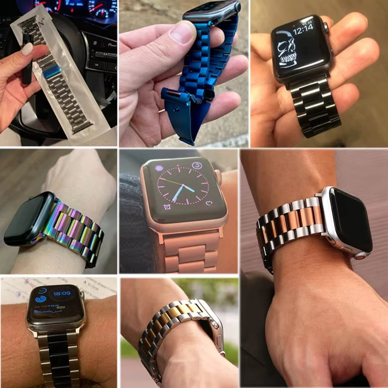 Классический ремешок из нержав – обзор и цена Smartwatch Apple Watches For Men
