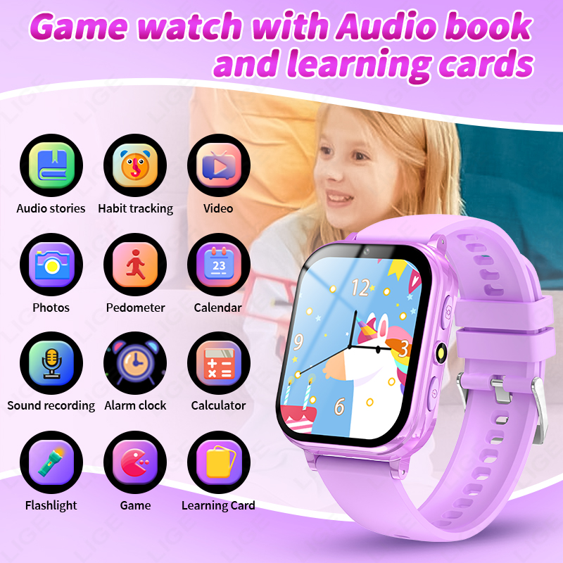 LIGE детские цифровые умные ча – обзор и цена Smartwatch Digital Watches For Girls
