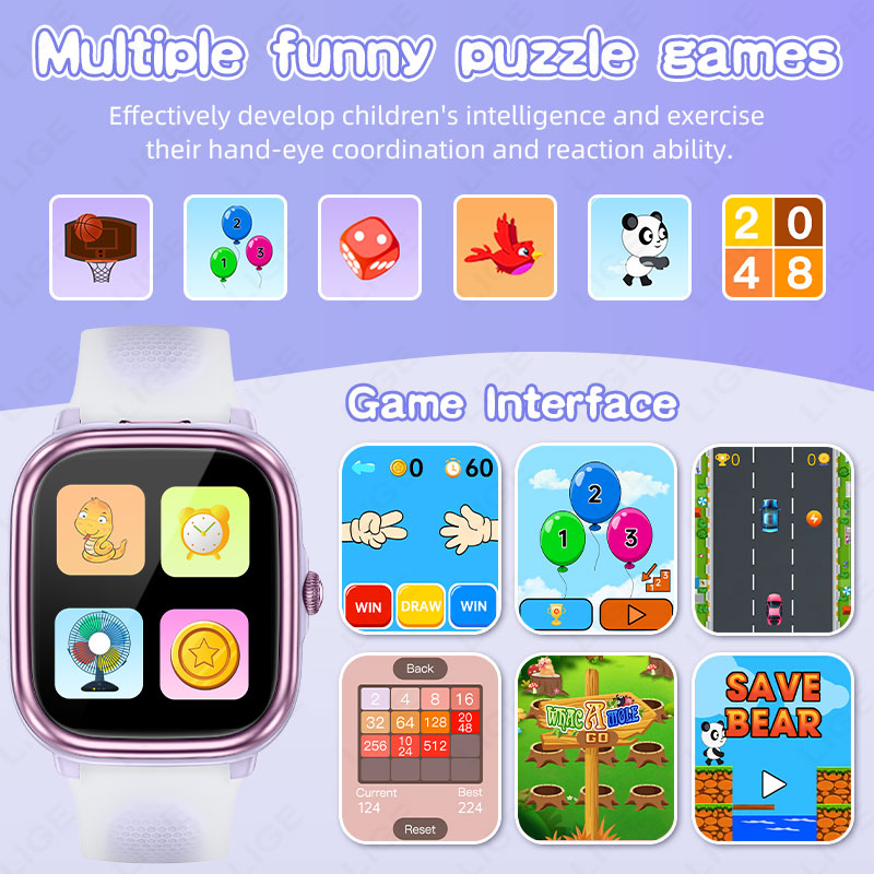 Детские умные часы LIGE, 1,83  – обзор и цена Smartwatch Watches Gift For Girls