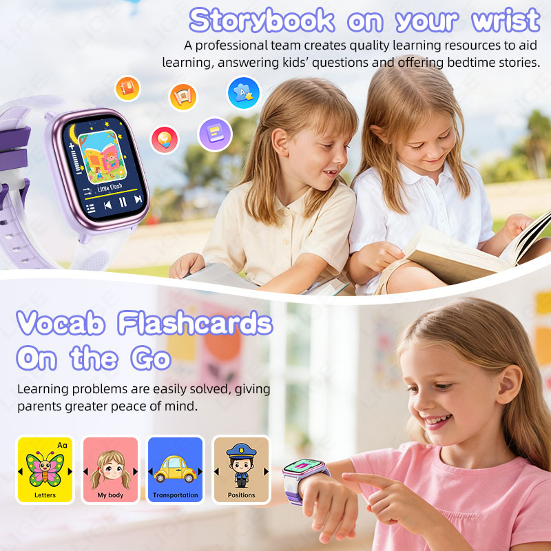 Детские умные часы LIGE, 1,83  – обзор и цена Smartwatch Watches Gift For Girls