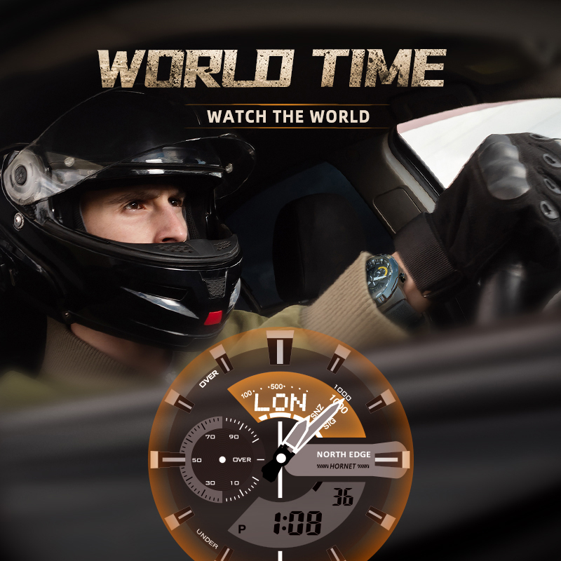 Мужские умные часы NORTH EDGE, – обзор и цена Smartwatch Army Watches For Men