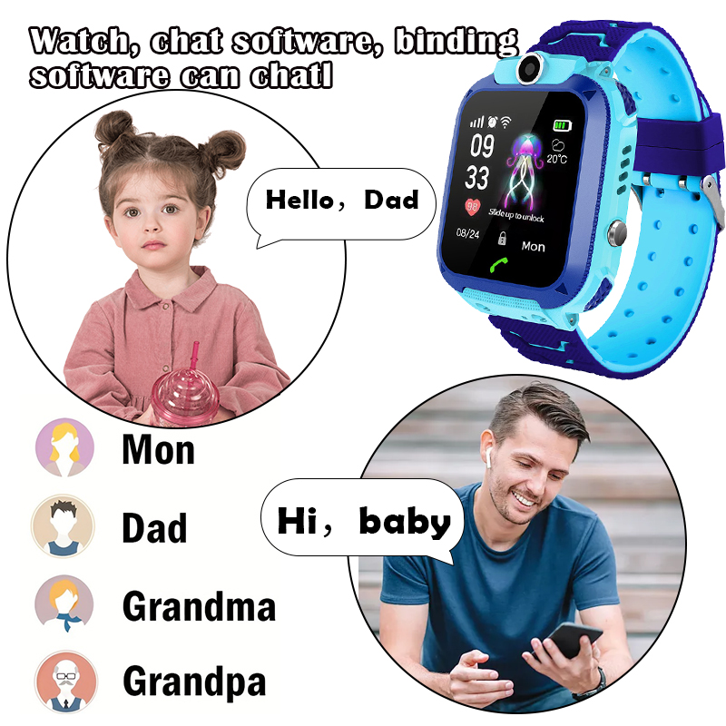 Детские умные часы Q12B с функ – обзор и цена Smartwatch Watches Gift For Girls
