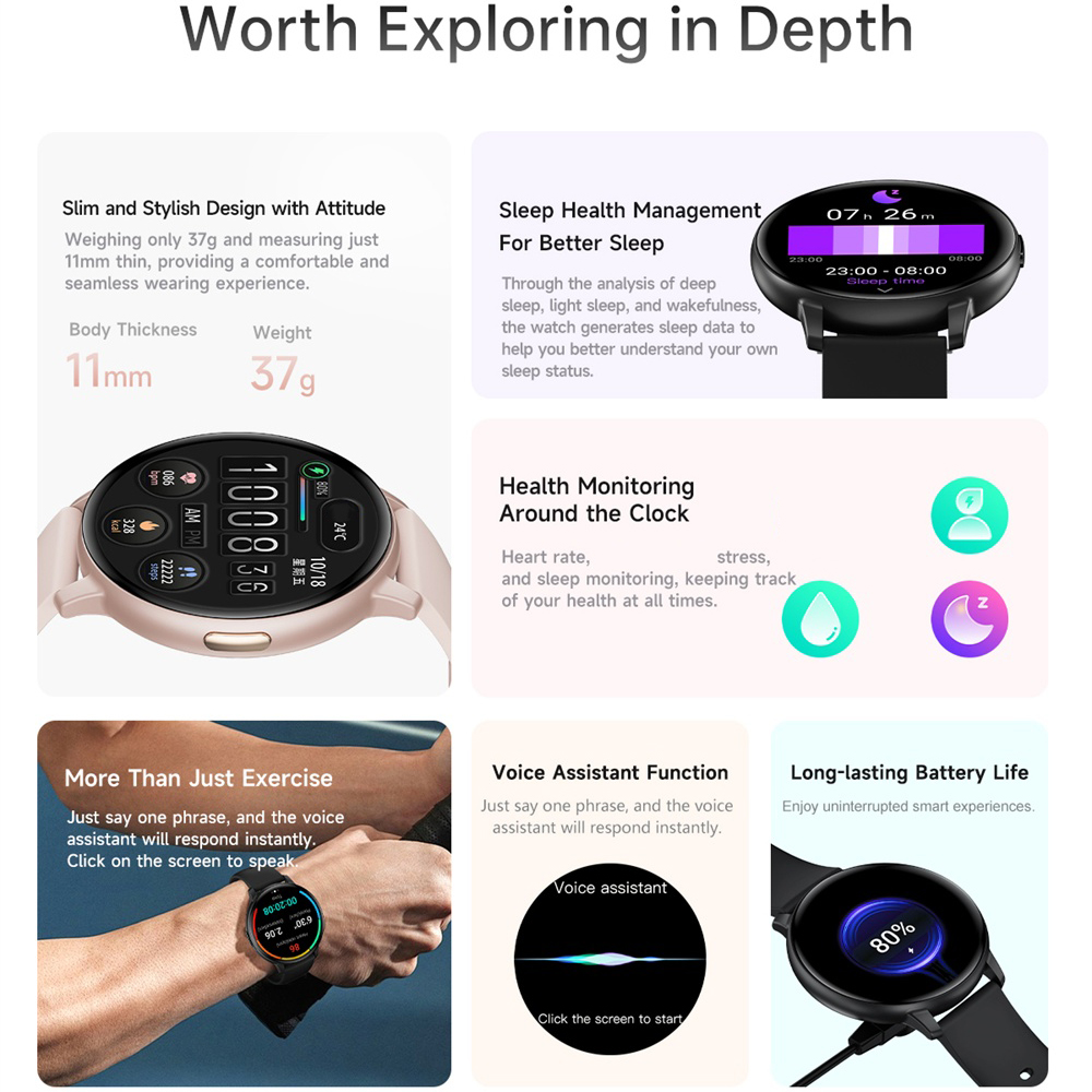 Смарт-часы BT Call для женщин  – обзор и цена Smartwatch Ladies Watches For Women