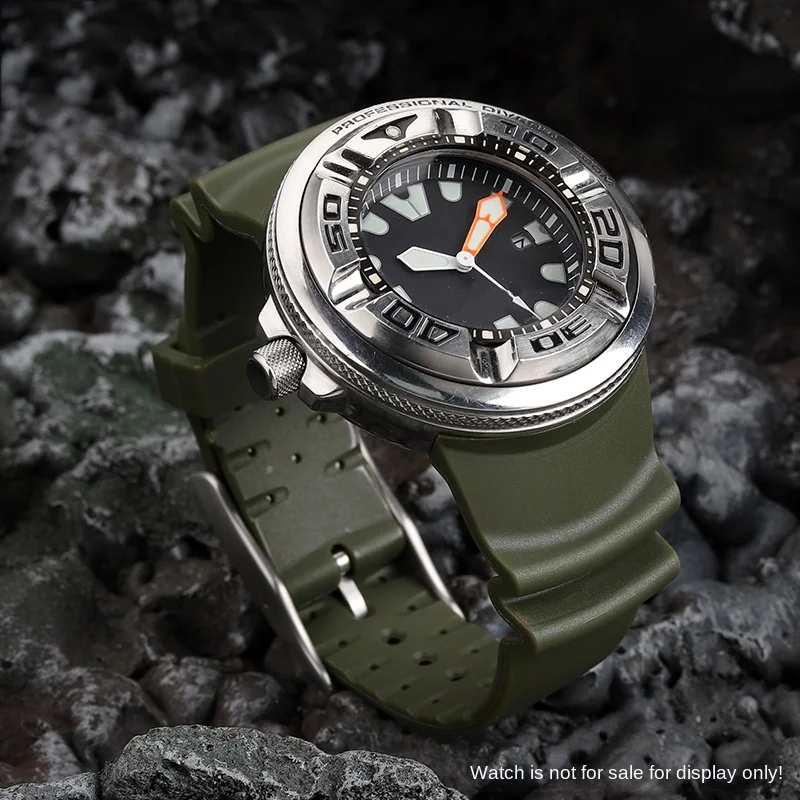 Резиновый ремешок с изогнутым  – обзор и цена Citizen Watch Promaster