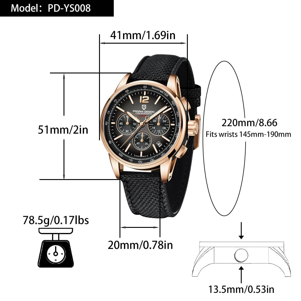 PAGANI DESIGN новые мужские ча – обзор и цена Anti-Magnetic Watch