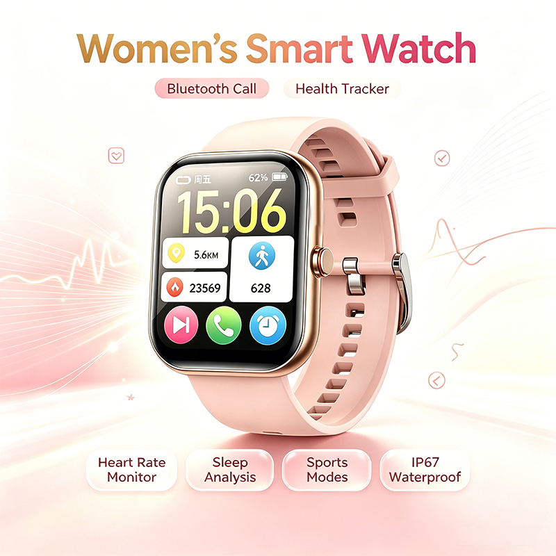Женские умные часы с функцией  – обзор и цена Smartwatch Ladies Watches For Women