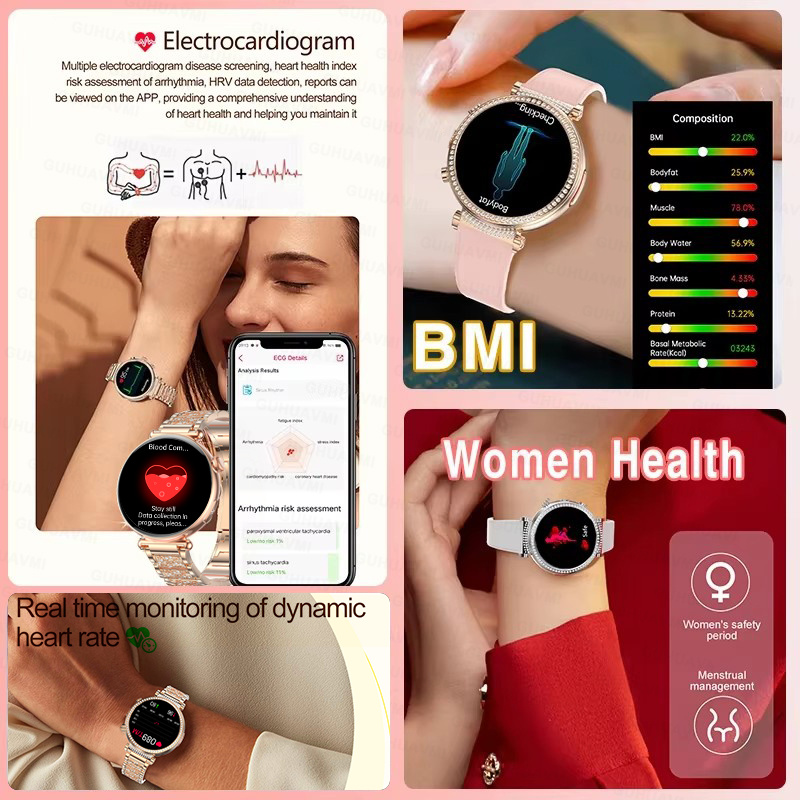 Новые 1,27-дюймовые умные часы – обзор и цена Smartwatch Ladies Watches For Women