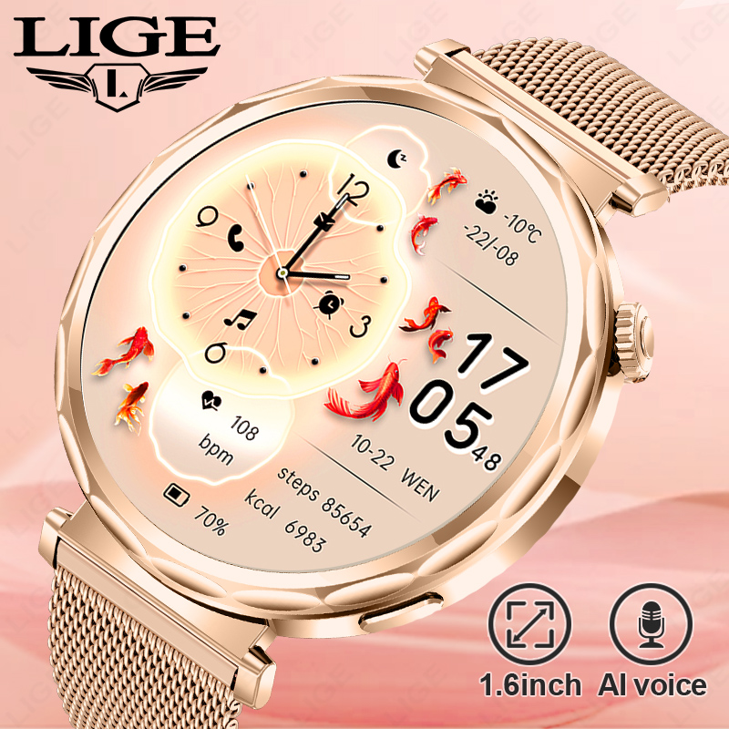 LIGE 2026, новые умные часы дл – обзор и цена Smartwatch Ladies Watches For Women