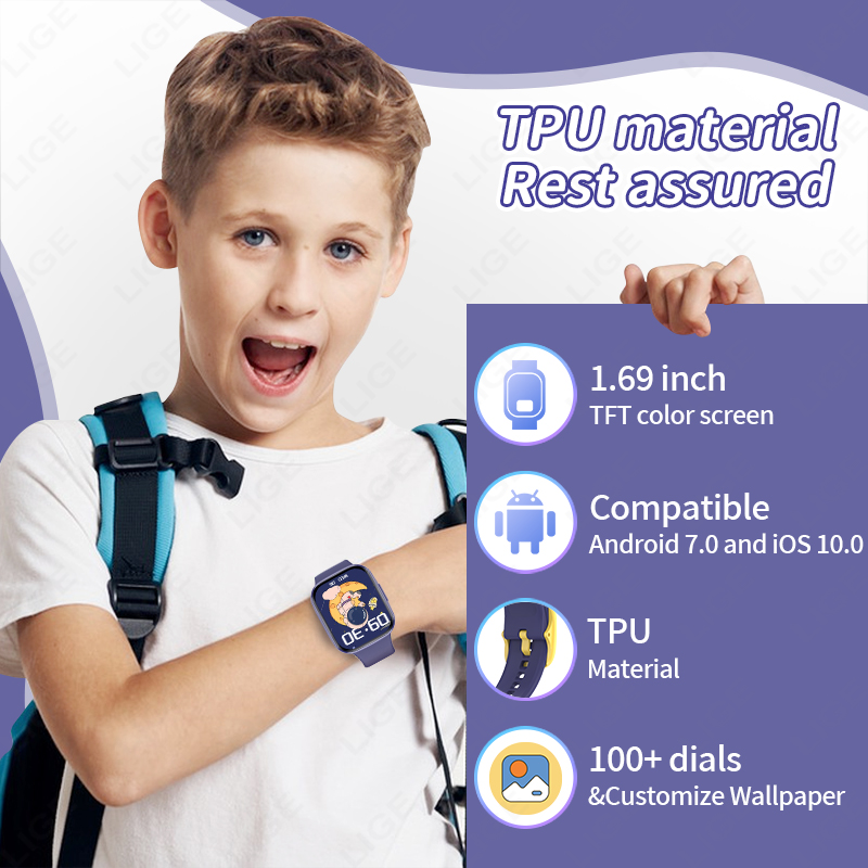 Детские умные часы Lige Женски – обзор и цена Smartwatch Digital Watches For Girls