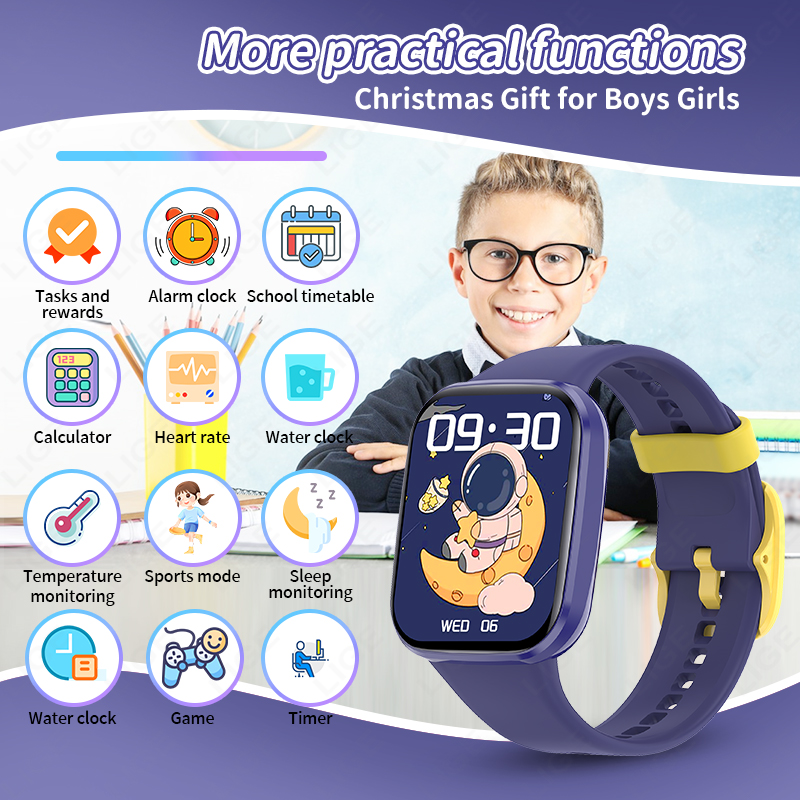 Детские умные часы Lige Женски – обзор и цена Smartwatch Digital Watches For Girls