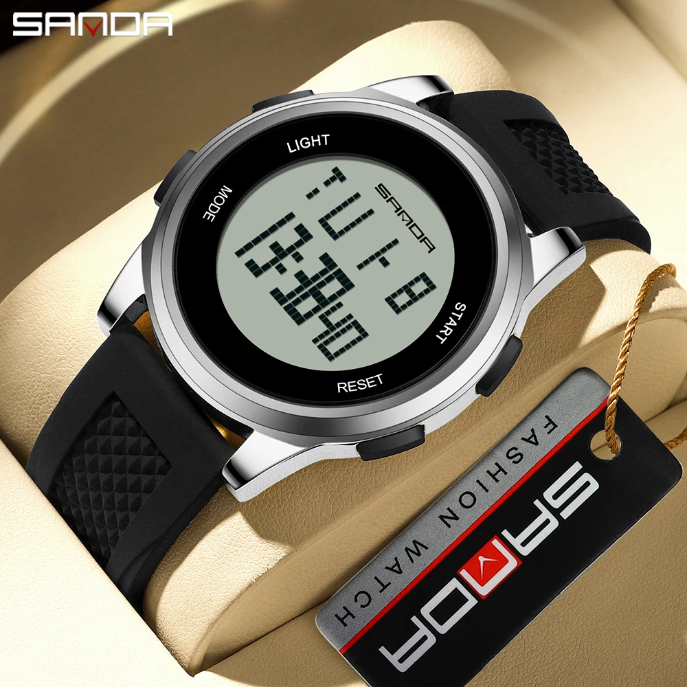 SANDA 9067 цифровые часы мужск – обзор и цена Smartwatch Army Watches For Men