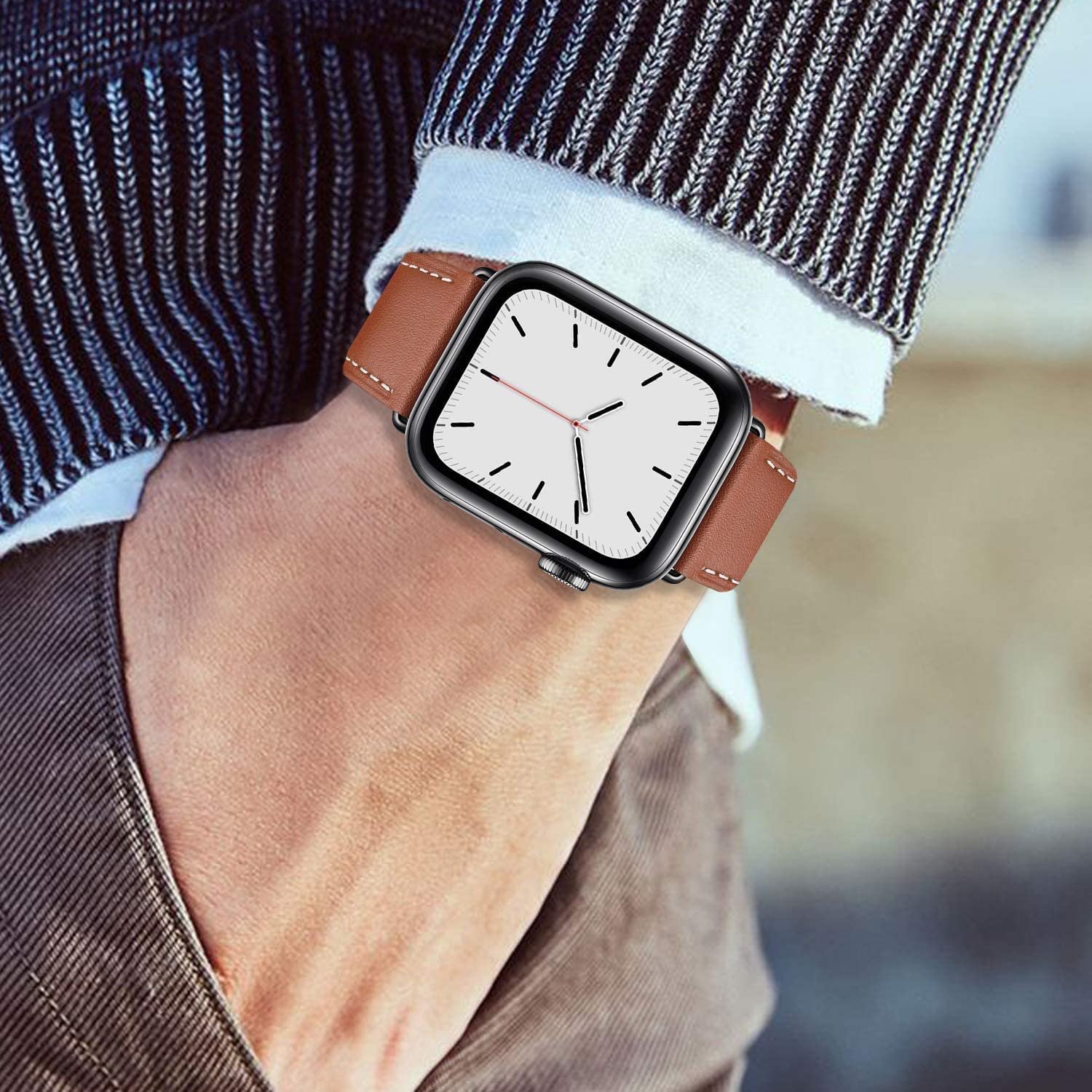 Кожаный ремешок для Apple watc – обзор и цена Smartwatch Apple Watches For Men
