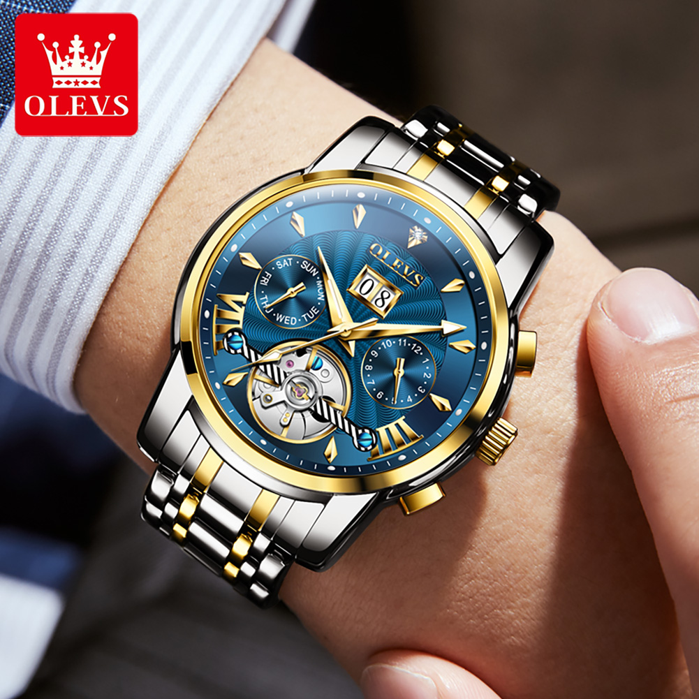 OLEVS мужские часы, роскошные  – обзор и цена Anti-Magnetic Watch