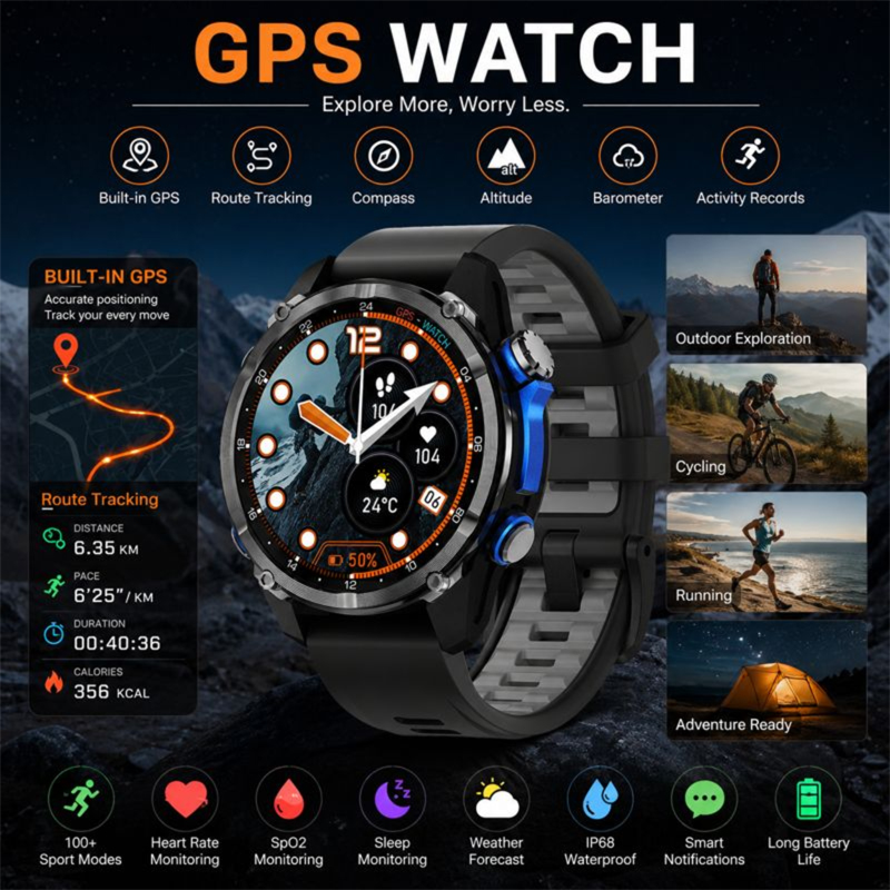Новые смарт-часы 2026 года арм – обзор и цена Smartwatch Army Watches For Men