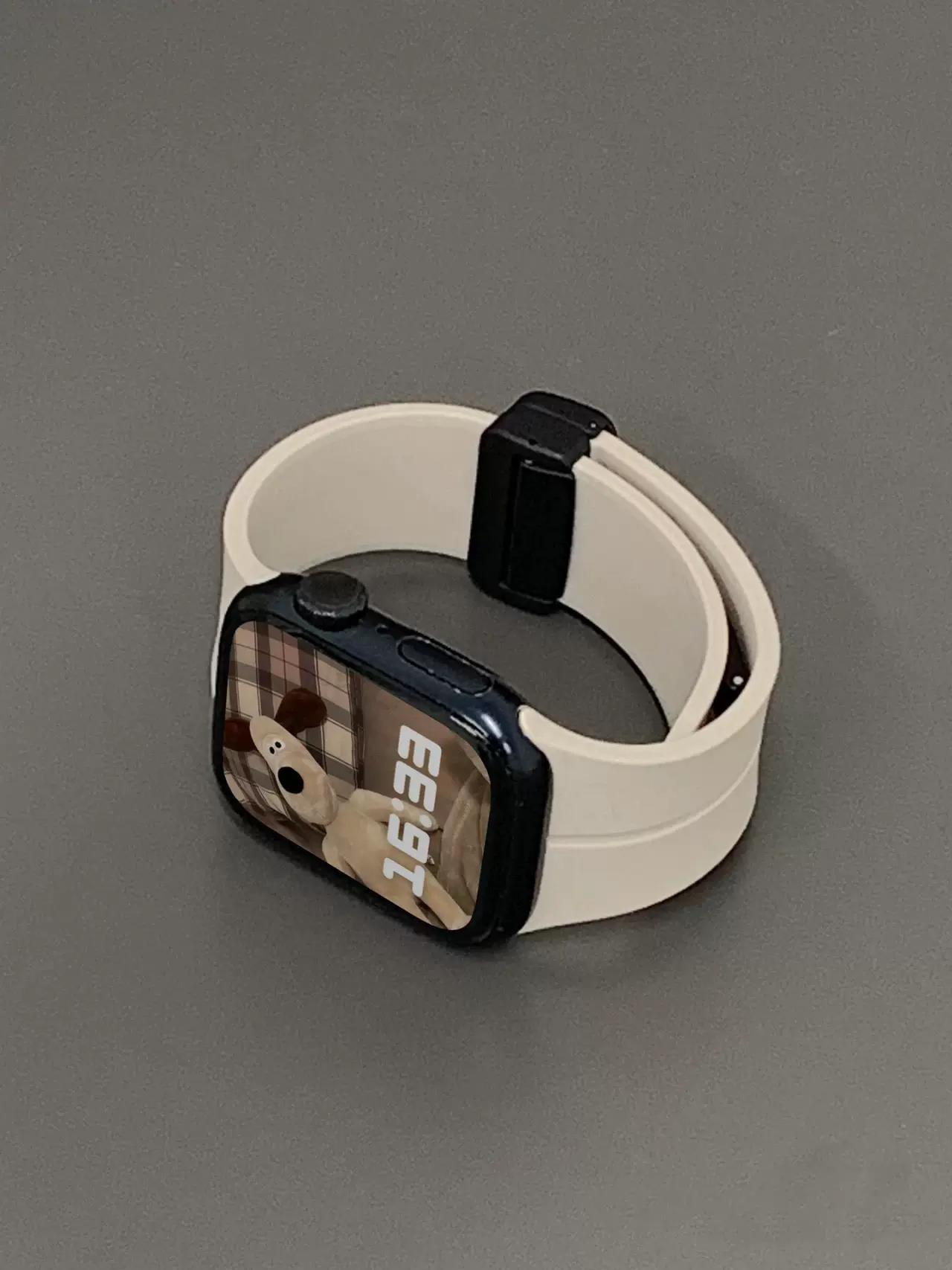 Ремешок силиконовый магнитный  – обзор и цена Smartwatch Apple Watches For Men